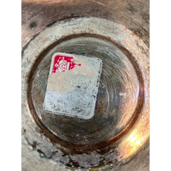 Vintage Silver Plate Carafe Coffee Tea Holder Stand - Picture 9 of 13